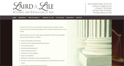 Desktop Screenshot of lairdalile.com